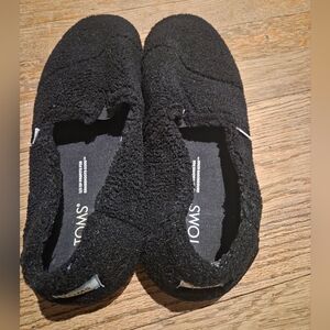 TOMS Black Slip-On Shoes
